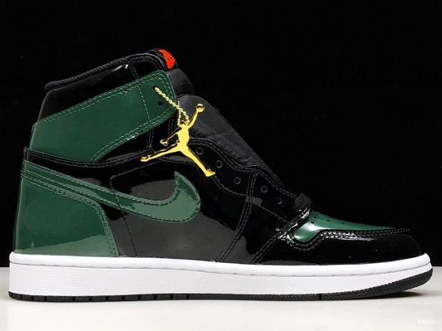 Bmlin Shoes OG Team 1 High Jordan Air AV3905-038 Black x Orange-Fir Retro SoleFly 0822